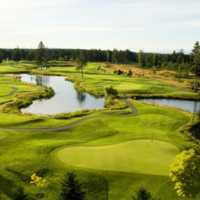 Aerial view from Crown Isle Golf Course