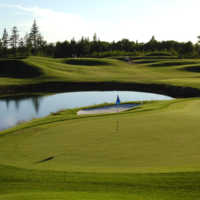 Eagles Glenn GC: View from behind the 17th green