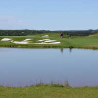 Eagles Glenn GC: View from behind the finishing hole