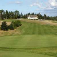 Eagles View GC: clubhouse seen from 9th tee