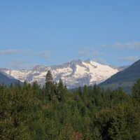 Kokanee Springs: the glacier seen from #4