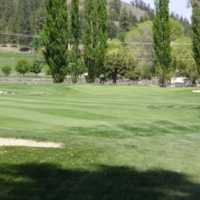 A view of the 3rd green at Summerland Golf Club