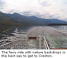 The ferry ride