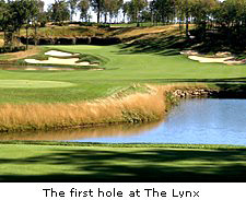 The first hole at The Lynx