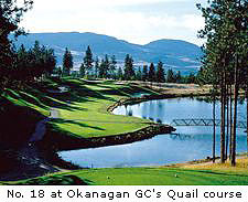 No. 18 at Okanagan GC's Quail Course